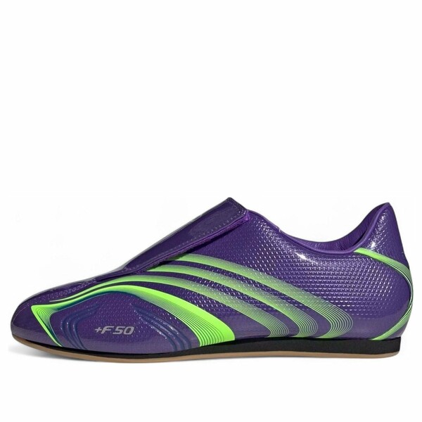 adidas アディダス レディース スニーカー  【(WMNS) adidas Taekwondo F50 \u0027Purple Rush Lucid Lemon\u0027 JR6025】  大きさ US_W_11