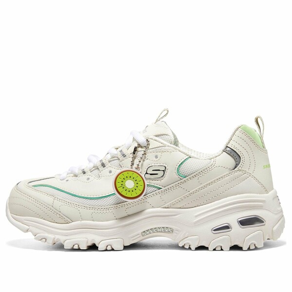 Skechers スケッチャーズ レディース スニーカー  【(WMNS) Skechers D\u0027Lites 1.0 Shoes \u0027Cream White Green\u0027 896187-OWGN】  大きさ US_8(25.0珊)