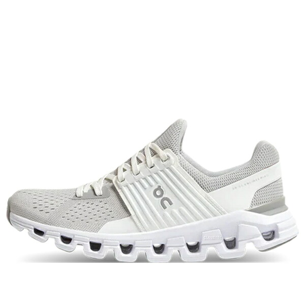On Running オン 駈けっくら レディース スニーカー  【(WMNS) On Running Cloudswift \u0027White Grey\u0027 41.99579】  大きさ US_7(24.0珊)