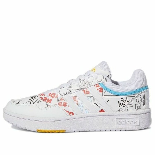 adidas アディダス レディース スニーカー  【(WMNS) adidas Hoops 3.0 \u0027White Black\u0027 GW6990】  大きさ US_7.5(24.5珊)