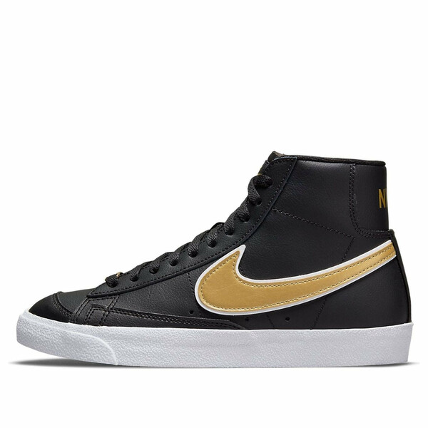 Nike ナイキ レディース スニーカー  【(WMNS) Nike Blazer Mid \u002777 Essential \u0027Black Metallic Gold\u0027 DH0070-001】  大きさ US_9(26.0糎)