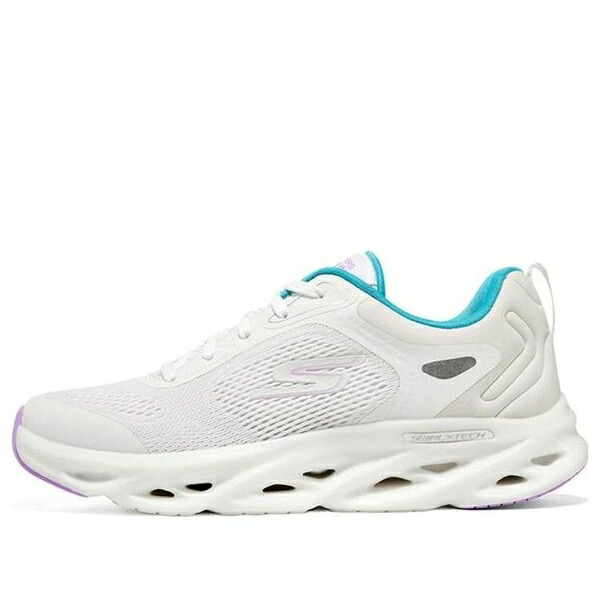Skechers スケッチャーズ レディース スニーカー  【(WMNS) Skechers GO RUN Swirl Tech \u0027White Blue\u0027 129496-WBL】  大きさ US_7.5(24.5糎)