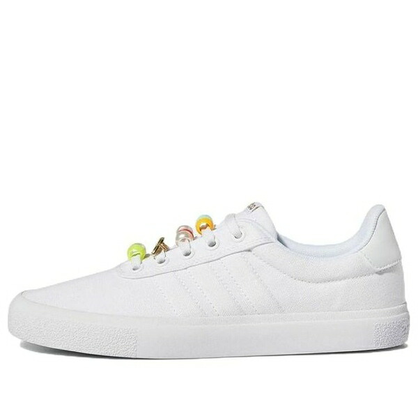 adidas アディダス レディース スニーカー 【(WMNS) adidas neo Vulc Raid3r x FARM Rio 'White Gold Metallic' GY9190】 サイズ US_W_11｜asty
