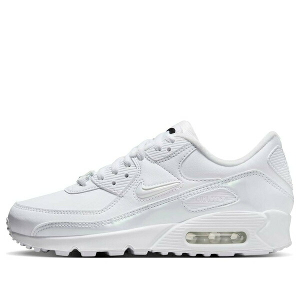 Nike ナイキ レディース スニーカー 【(WMNS) Nike Air Max 90 SE 'Just Do It - White Iridescent' FD8684-100】 サイズ US_W_11｜asty