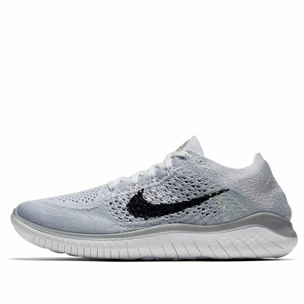 Nike ナイキ レディース スニーカー  【(WMNS) Nike Free RN Flyknit 2018 \u0027White Platinum\u0027 942839-100】  大いさ US_8(25.0糎)