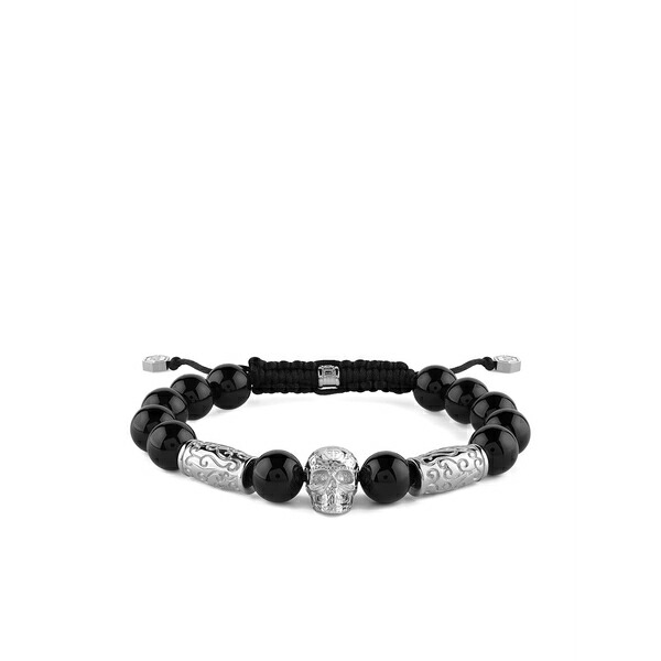フィリップ飾り気のない メンズ ブレスレット・バングル・アンクレット 付属物 Elite bracelet Black