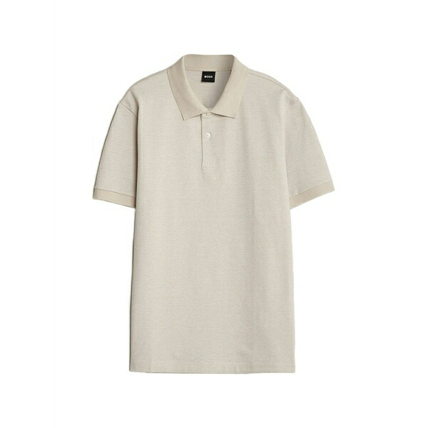 元締め メンズ スポーツシャツ トップス Short-sleeve polo shirt Neutrals