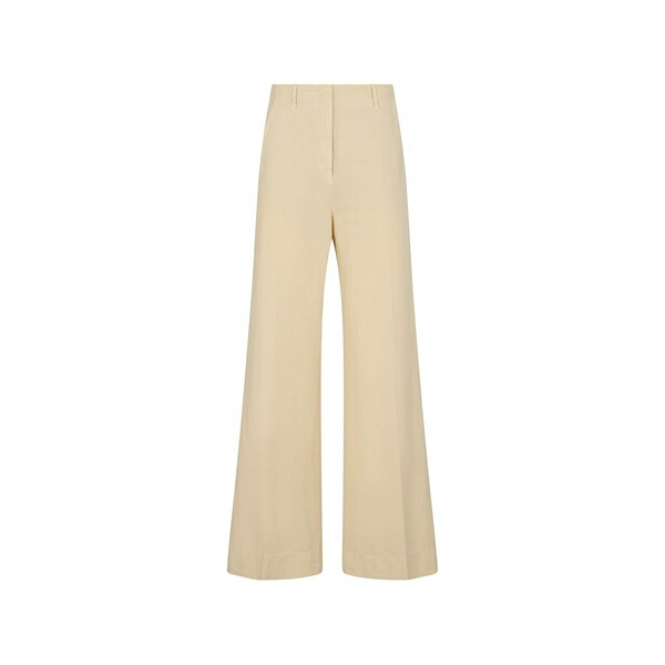 スローウエア レディース カジュアルパンツ ボトムス Palazzo trousers Neutrals|asty