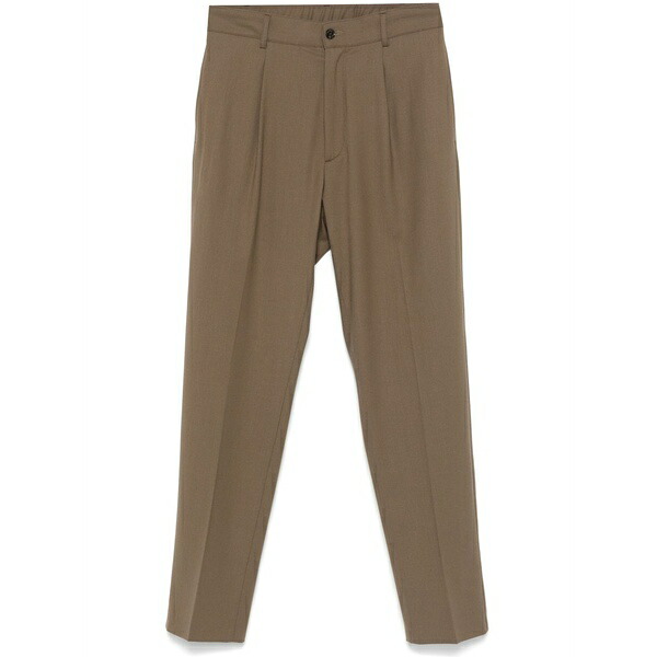 アルテア メンズ 心地好いズボン下 ボトムス Marvin trousers Brown