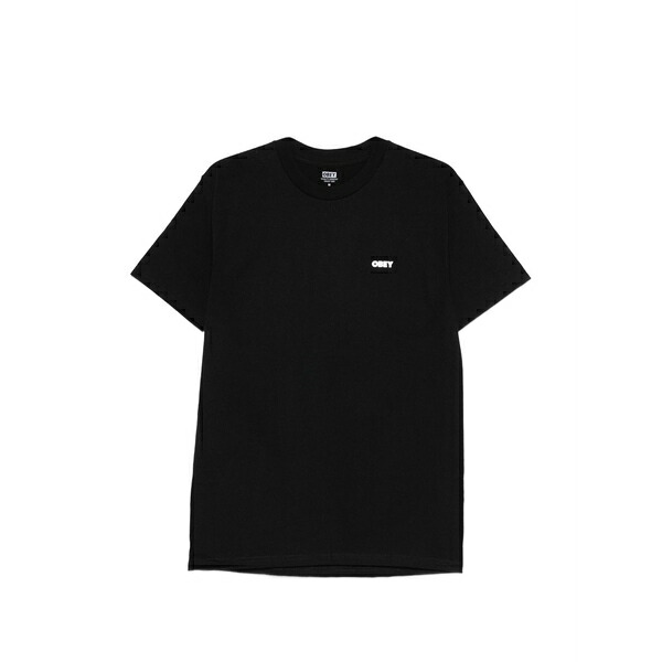 オベイ メンズ プルオーバー トップス Crew-neck t-shirt Black