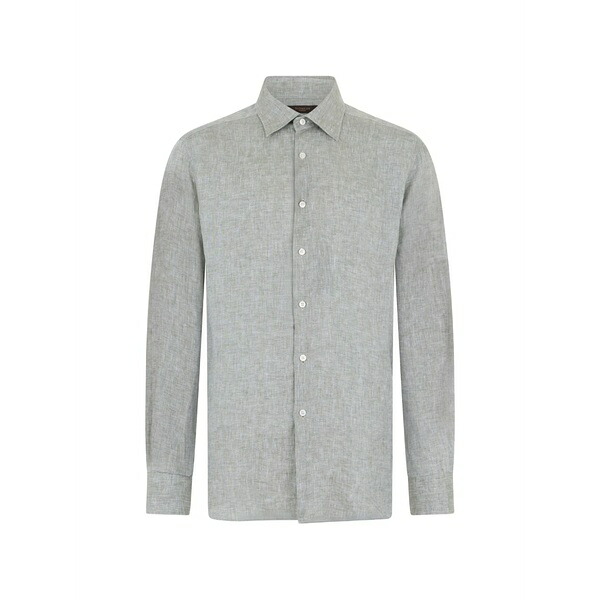投げることお召しもの メンズ プルオーバー トップス Long-sleeve shirt Grey