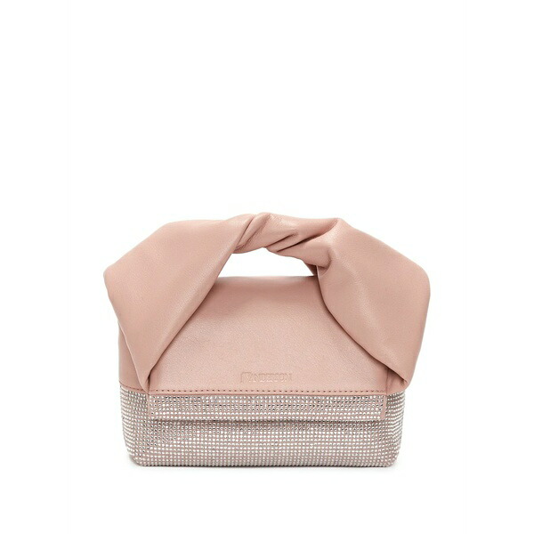 J.W.アンダーソン レディース トートバッグ バッグ Small twister leather tote bag Pink|asty