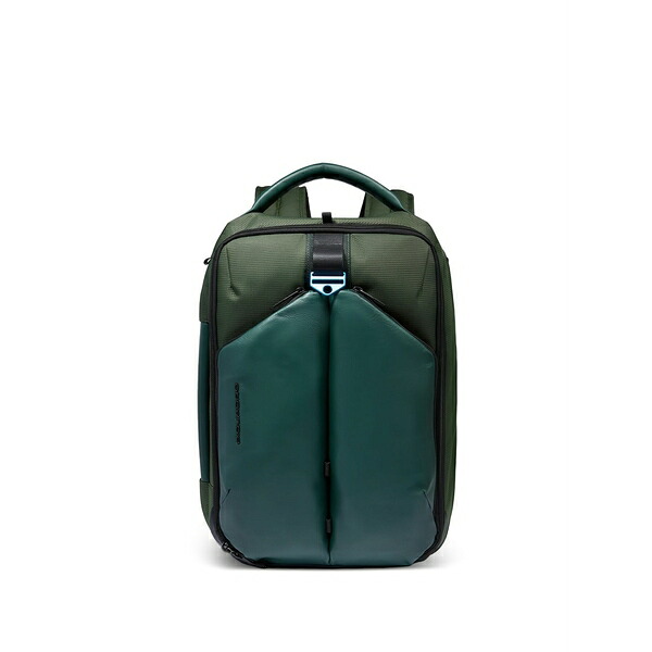ピークアドロ  メンズ うしろ側容器に並べる・背嚢 御徒面子 Panelled backpack Green