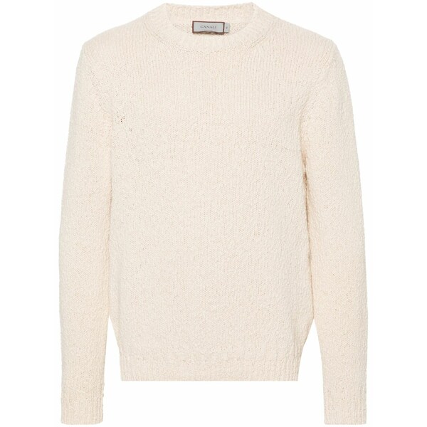 カナーリ メンズ 編み物\u0026プルオーバー アウター Crew-neck cotton jumper Neutrals