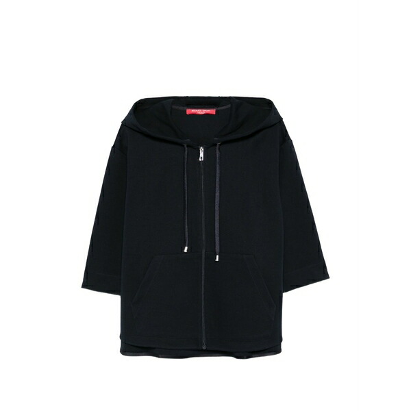 マリナリナルディ レディース パーカー・スウェットシャツ アウター Zip hoodie Blue