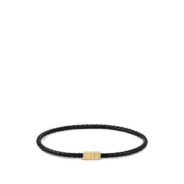 アイブイアイ レディース ネックレス・チョーカー・ペンダントトップ アクセサリー Braided joia leather necklace Gold|asty