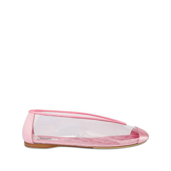 モスキーノ レディース サンダル シューズ Semi-sheer ballet flats White｜asty