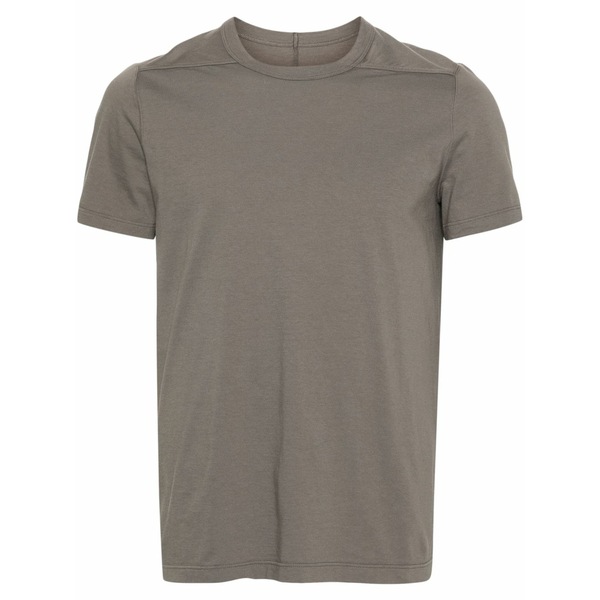 リックオウエンス メンズ Tシャツ トップス Short level t organic cotton t-shirt Brown｜asty