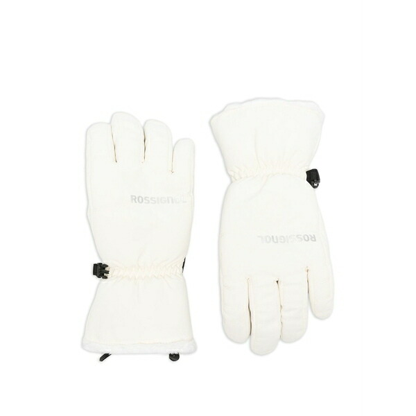 ロシニョール レディース 手袋 アクセサリー Perfy panelled wrist-closure gloves White