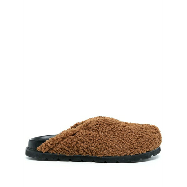 レイクネン レディース スリッポン・ローファー シューズ Faux-fur slip-on loafers Brown