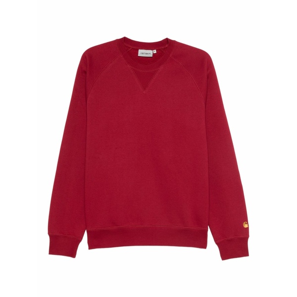 鉄道車両ハート型 メンズ パーカー・スウェットシャツ アウター Chase raglan-sleeve sweatshirt Red