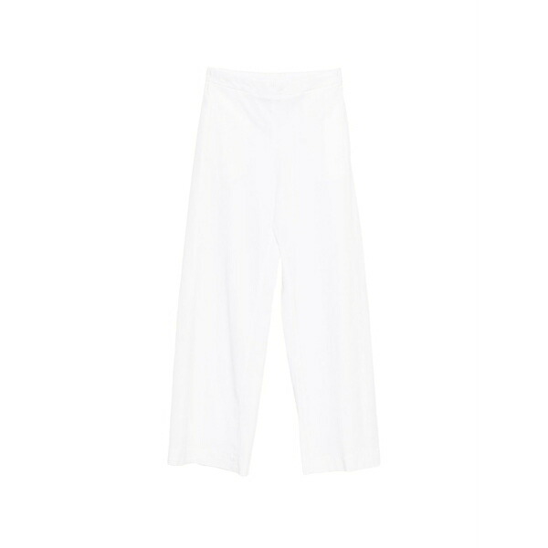ヴィア マシーニ レディース 心地好いズボン下 ボトムス Elasticated-waistband trousers White