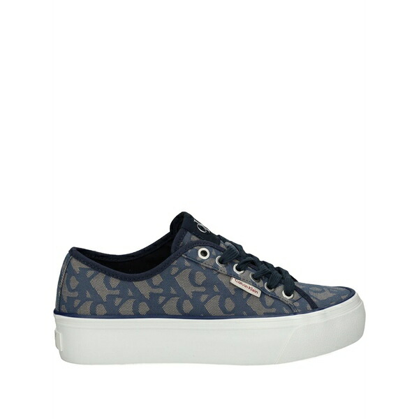 カルバンクライン レディース スニーカー シューズ Monogram sneakers Blue