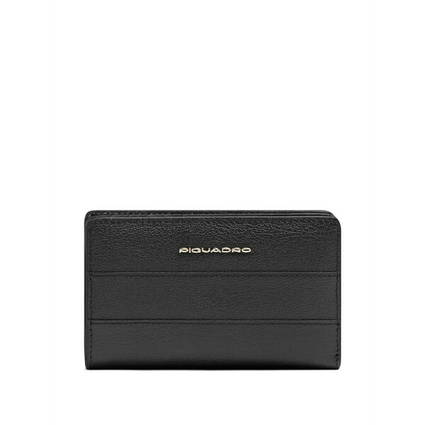 ピークアドロ  レディース 紙入れ 付属品 Bi-fold wallet Black