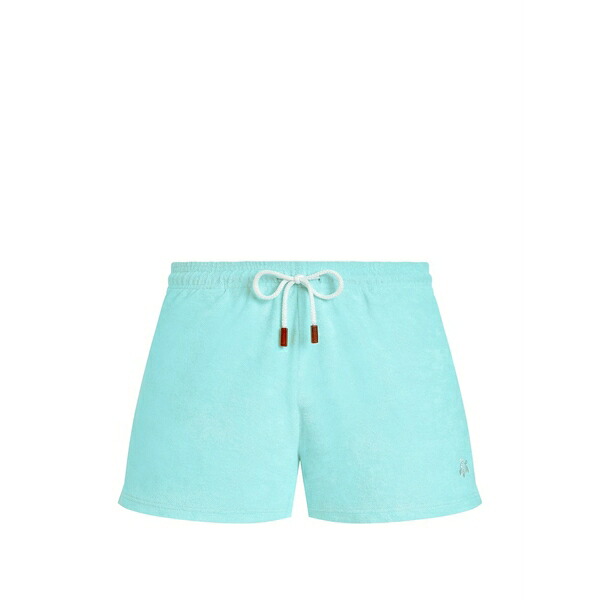 ヴィルブレクイン レディース カジュアルパンツ ボトムス Terry elasticated shorts Blue|asty