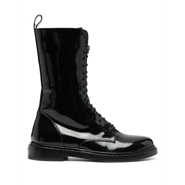 ル シラ レディース ブーツ シューズ Sama lace-up boots Black|asty