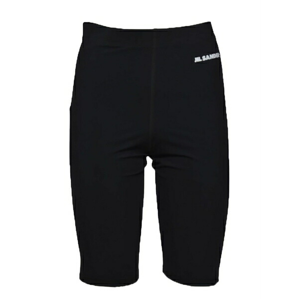 ジルサンダー レディース カジュアルパンツ ボトムス Cotton biker shorts Black｜asty