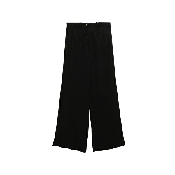 野球クラブ はたご屋 ザ 昼まえ レディース 心地好いズボン下 ボトムス Nadia palazzo pants Black