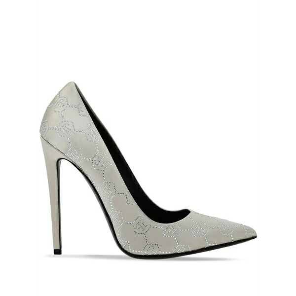 フィリップ飾り気の無い レディース パンプス シューズ Decollete monogram strass pumps Neutrals