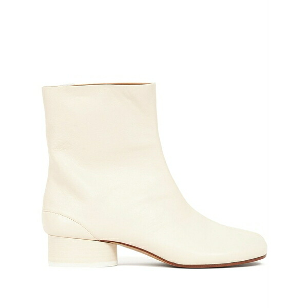 マルタンマルジェラ レディース ブーツ シューズ Tabi 30mm leather ankle boots White|asty