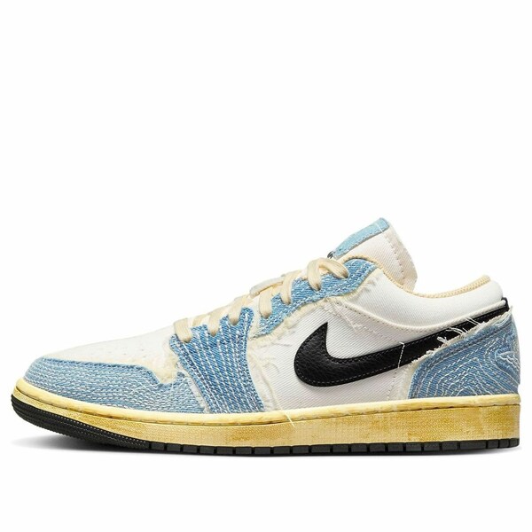 Air Jordan ジョーダン メンズ スニーカー  【Air Jordan 1 Low SE WRMK \u0027Sashiko Denim\u0027 FN7670-493】  大きさ US_M_13