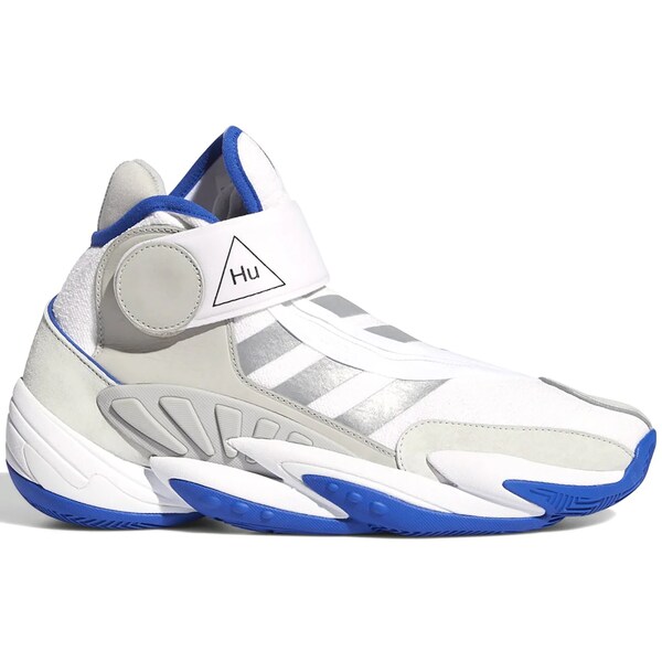 adidas アディダス メンズ スニーカー  【adidas Crazy BYW Hu Pharrell White Silver Royal】  大きさ US_5(23.0糎) Cloud White/Silver Metallic/Collegiate Royal