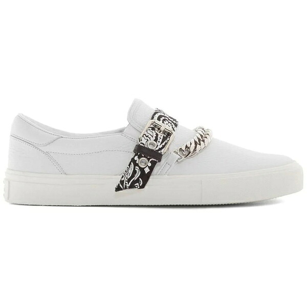 AMIRI アミリ メンズ スニーカー  【AMIRI Bandana Chain Slip On White】  大きさ US_8(26.0糎) White