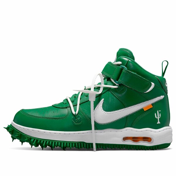 Nike ナイキ メンズ スニーカー エアフォース 【Nike x Off-White Air Force 1 Mid SP Leather 'Pine Green' DR0500-300】 サイズ US_M_13｜asty