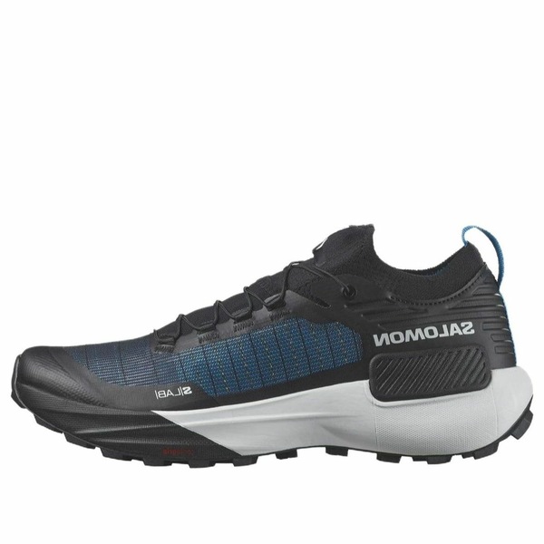 SALOMON サロモン メンズ スニーカー 【SALOMON S/Lab GENESIS Trail Running Shoes 'Black Navy' 474408】 サイズ US_10(28.0cm)｜asty