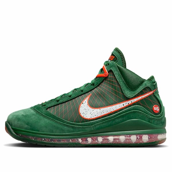 Nike ナイキ メンズ スニーカー レブロン 【Nike x Florida A\u0026M University LeBron 7 Retro \u0027Rattlers - Gorge Green\u0027 DX8554-300】  大きさ US_7.5(25.5糎)