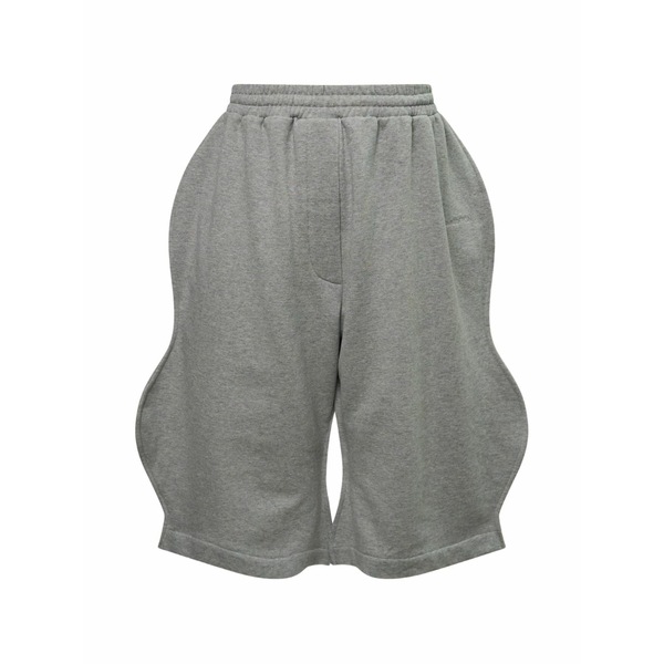 うしろ押し名取り草 レディース 心地よいズボン下 ボトムス Wavy shorts Grey