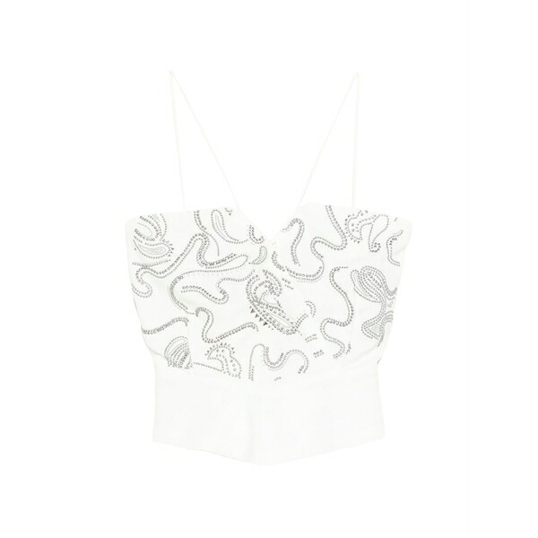 イロ レディース プルオーバー トップス Olympe embellished top White