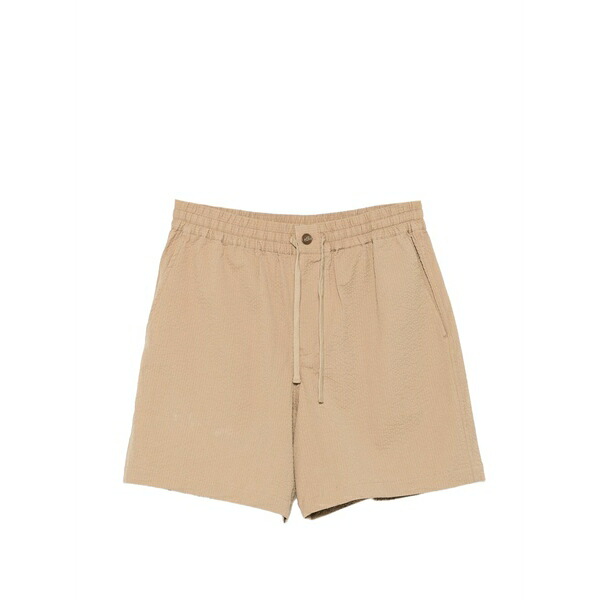 メゾン キツネ メンズ カジュアルパンツ ボトムス Pocket drawstring shorts Neutrals|asty
