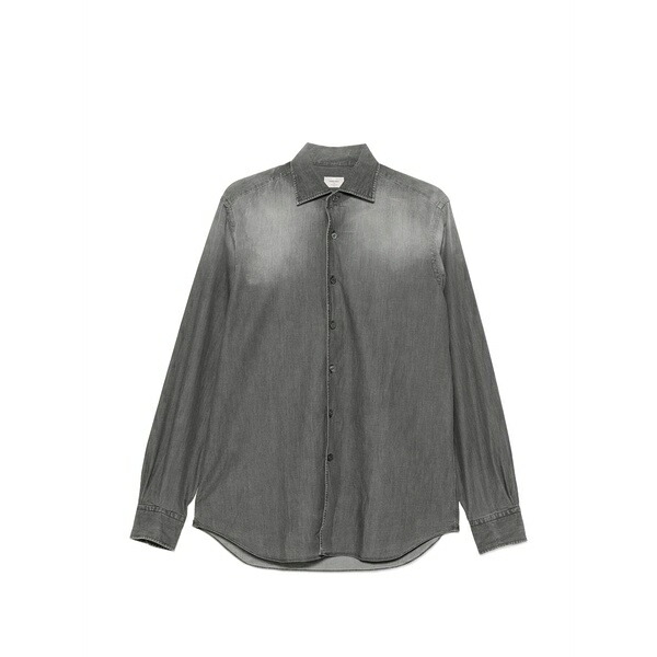 アレッサンドロゲラルディ メンズ プルオーバー トップス Faded denim shirt Grey