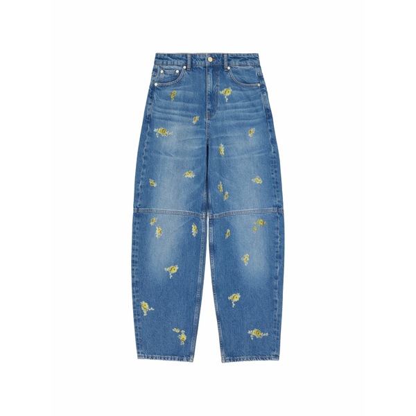 ガニー レディース ジーンズズボン下 ボトムス Stary paneled jeans Blue