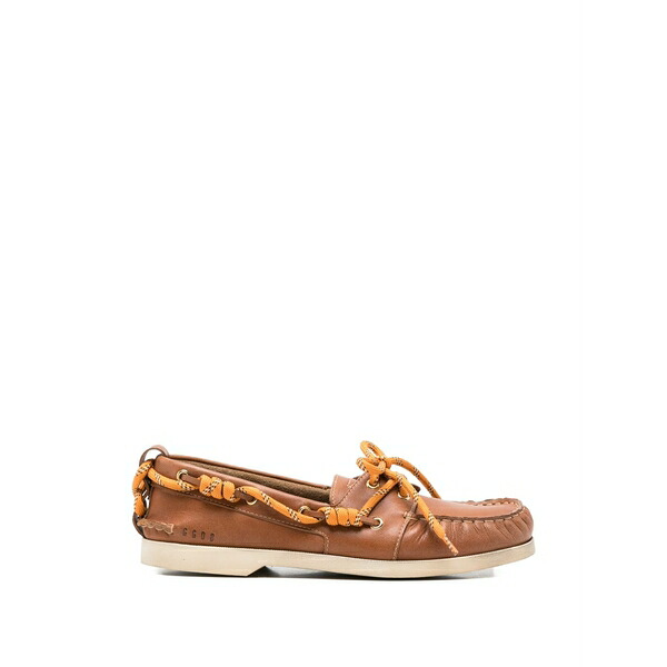 ゴールデングース レディース スリッポン・ローファー シューズ Lace-up leather cruise loafers Brown