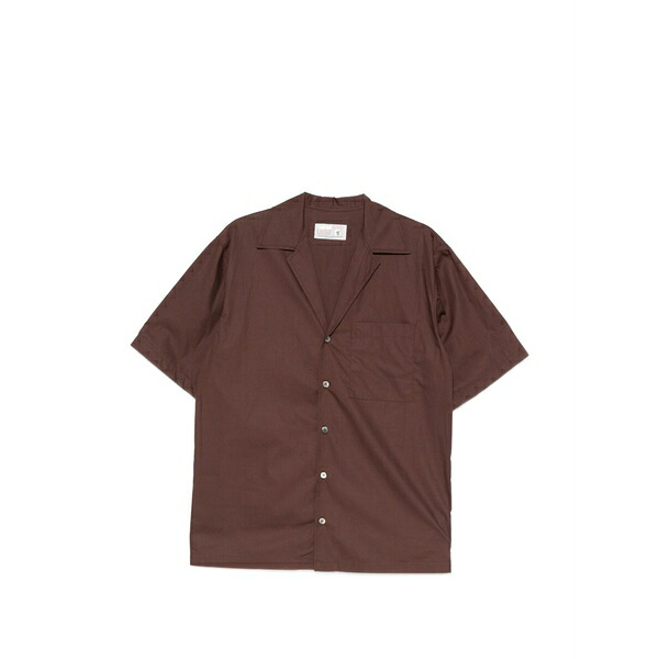 デパートメントファイブ メンズ ティーシャツ トップス Cape buttoned pocket shirt Brown