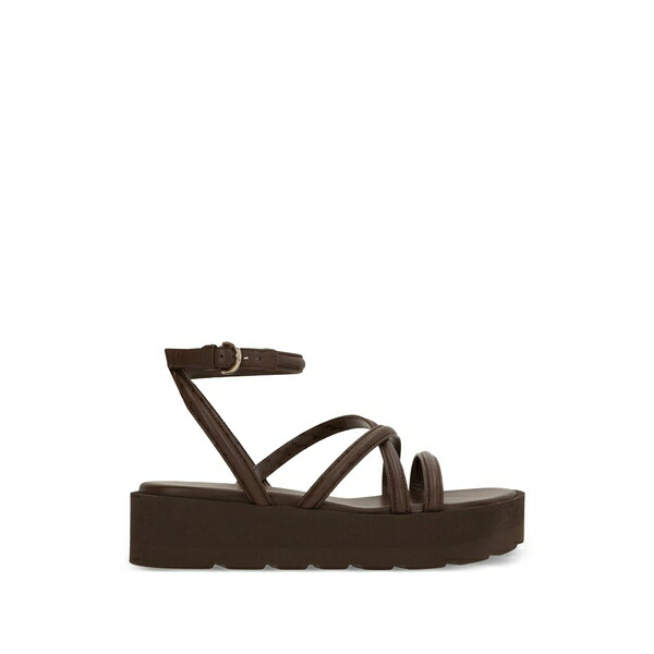 ジャンヴィト ロッシ レディース サンダル シューズ Strappy platform sandals Brown