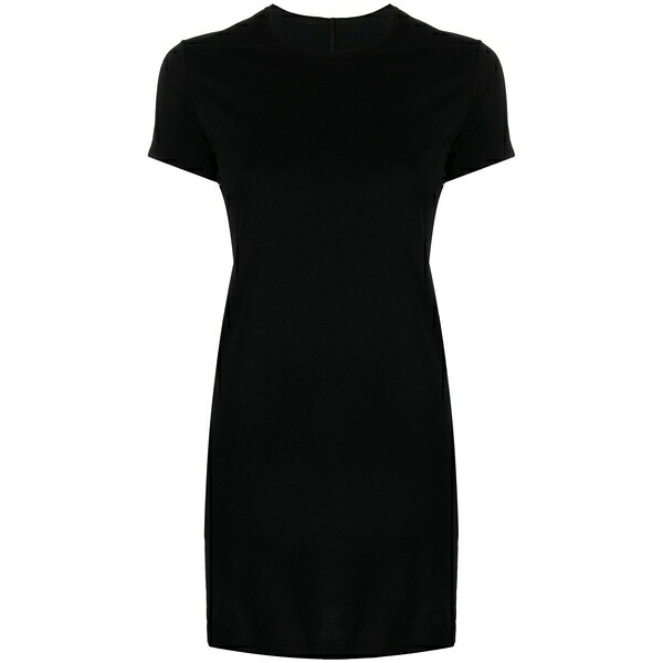 リックオウエンス レディース プルオーバー トップス Cotton short-sleeve t-shirt Black