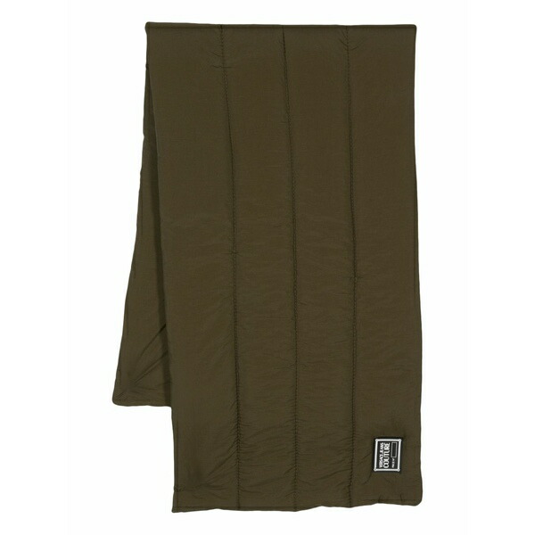 呼びりん探し回る メンズ えり巻き・袈裟・えり巻き 付属物 Logo-patch puffer scarf Green
